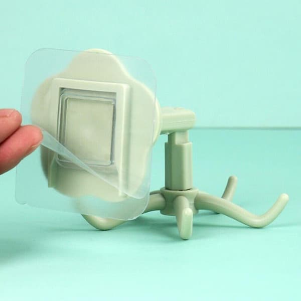 High-Quality Hooks Storage Cabinet Bathroom Office Strong Adhesion Tools. (Green)(4pcs)