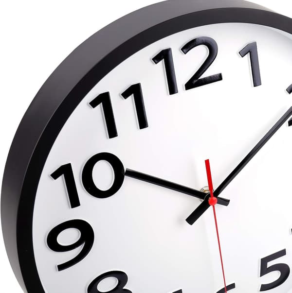 Wall Clock Silent Non-Ticking 12 Inch/30CM Modern Wall Clocks Decorative Quality Analog Quartz Clock Large