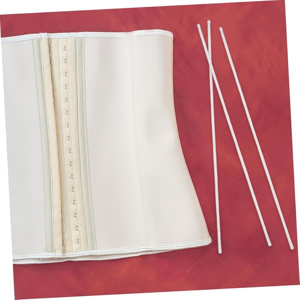 30 stk. metalskruestik korsetben til shapewear støtte sølv 0,5 * 40 cm