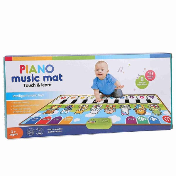 Pianomåtte Elektronisk Børn Legetæppe Pædagogisk Musikinstrumentmåtte Babylegetøj