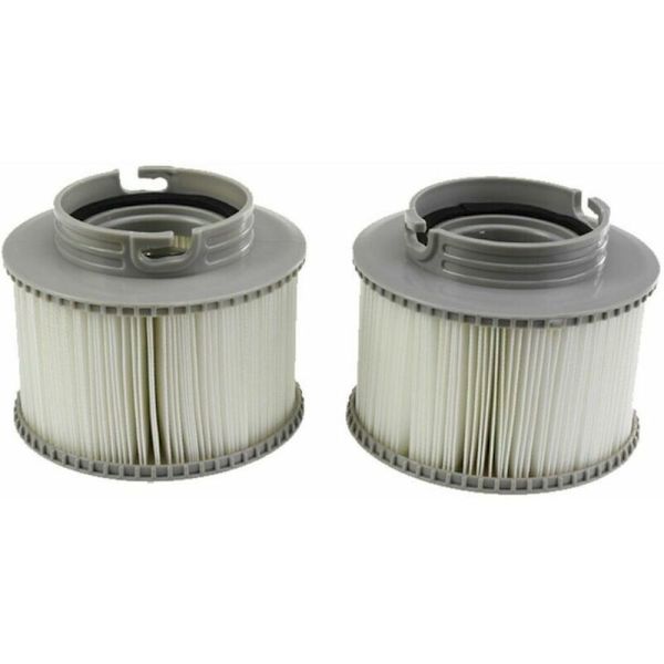 Inflatable Pool Filter Cartridge Inflatable Pool Filter Replacement Accessory - For MSPA 4.3\" x 3.4\" 2 Pcs