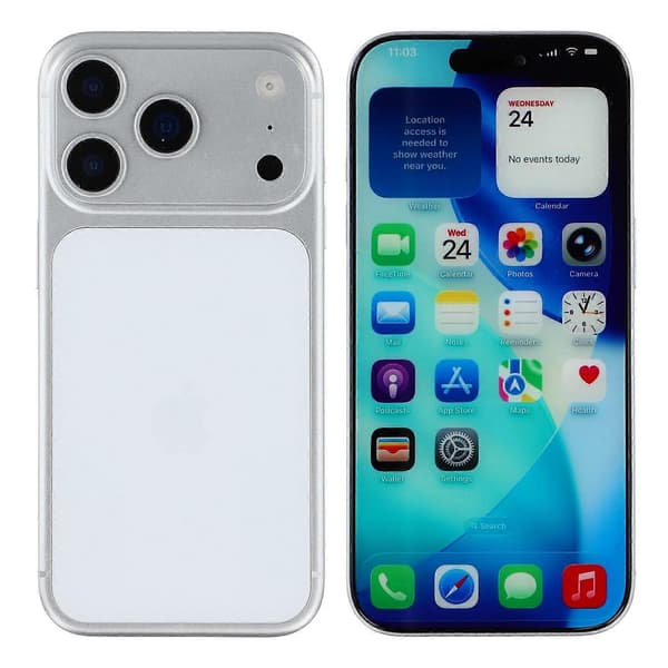 For iPhone 17 Pro Color Screen Dummy Phone Shooting Counter Display Toys (No Logo)
