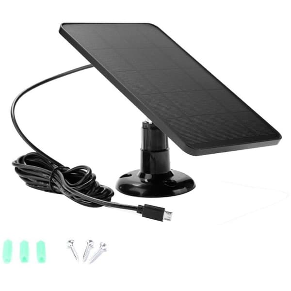 Solar Charger 4W 5V USB Charging Portable Solar Panels for Security Camera/Small Home Lighting System