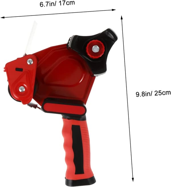 Metal Box Sealer Practical Tape Dispenser Cutting Function for Packaging Tape Sealing Iron Material