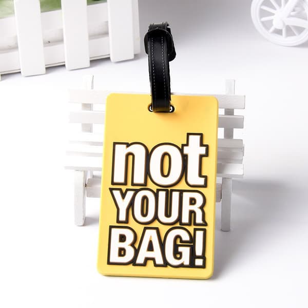 Matkatavaralaput, 4 kpl PVC-matkatavaralappuja, matkalaukut