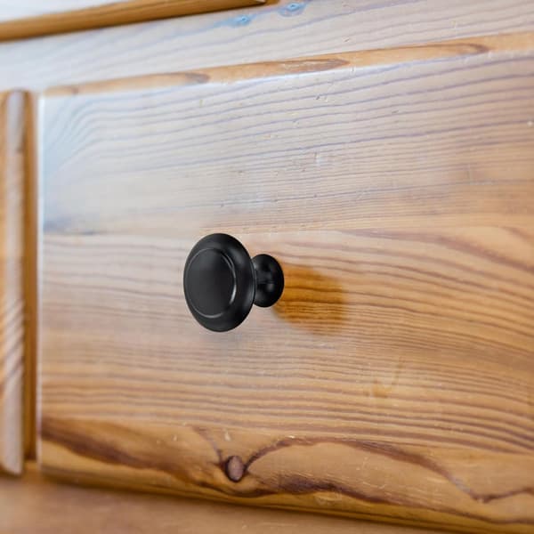 20 Sets Black Mushroom Cabinet Knobs, Stainless Steel Cabinet Handles, Easy to Install, Modern Handles