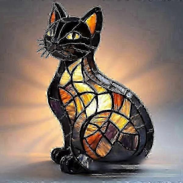 Animal Resin Night Light, Cat and Dog Shaped LED Table Lamp, Creative Decorative Bedside Lamp Rabbit A Rabbit A