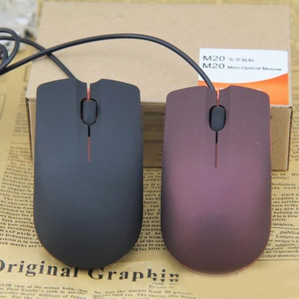 M20 Wireless Mouse Frosted High Sensitivity Ergonomic Plug and Play Mini Optical Computer Mouse for Office