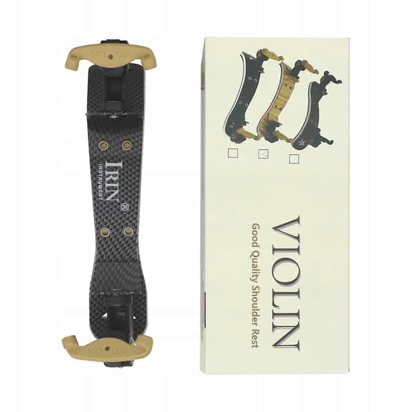 Violindele Violin skulderstøtte Sort