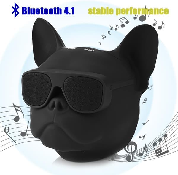 Creative Dog Shaped Speaker, Portable Dog Shaped Stereo Sound