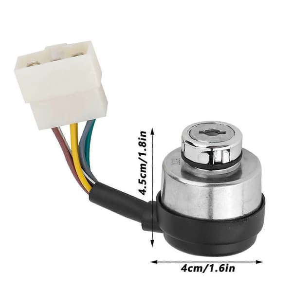 3-pack 6-wire Ignition Switch with Key for 188F/GX390/190F/GX420 Gasoline Generator
