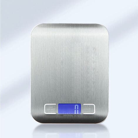 Commercial Electronic Kitchen Scale 5kg/0.1g, Multifunctional Stainless Steel Kitchen Scale for Home Cooking, High-Precision Electronic Kitchen Scale