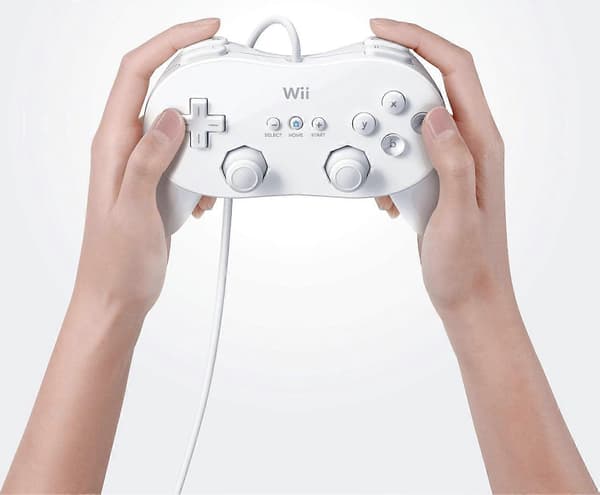 Wii Classic Controller Pro Hvid for Forbedret Spiloplevelse