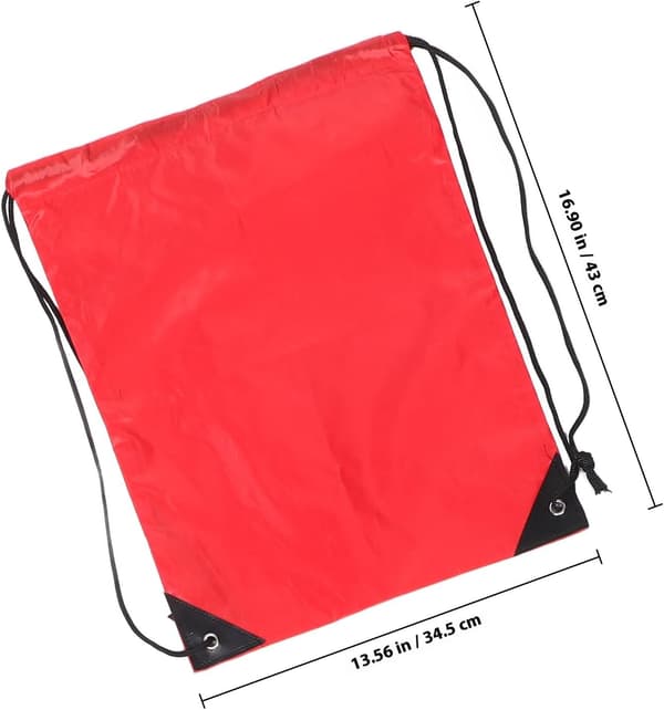 4-pack dragskoväskor i bulk, sportryggsäckar i polyester, lätta resväskor för camping, simning, skola med blandade färger