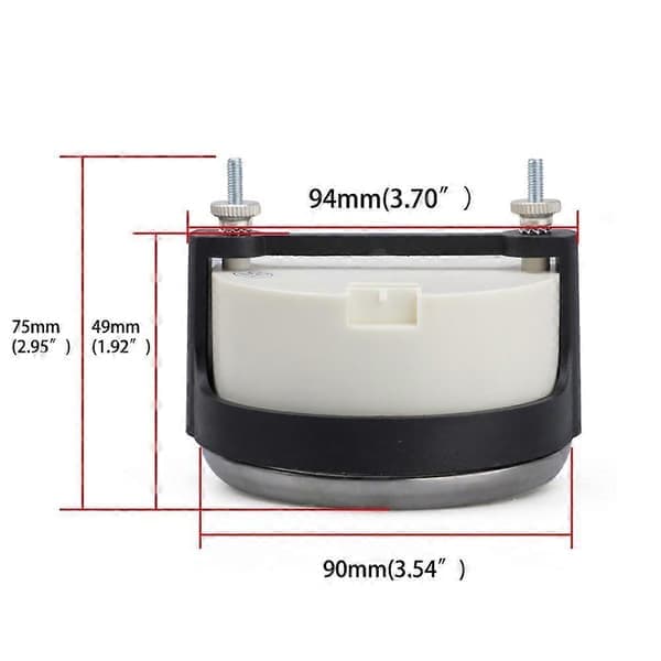 Universal GPS Speedometer 12V/24V Odometer 85mm 260km/h for Car Motorcycle LCD Tachometer