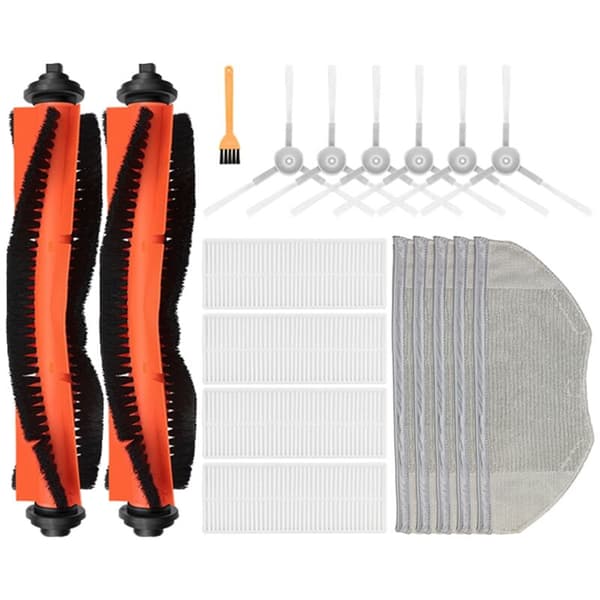 Hovedsidebørstefilter og moppeklud til G1 MJSTG1 SKV4136GL Mi Robotstøvsuger - Essential Moppestøvsuger