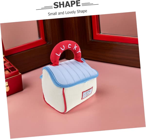 Cute Makeup Bag with Handle, Large Capacity, Travel Cosmetic Organizer