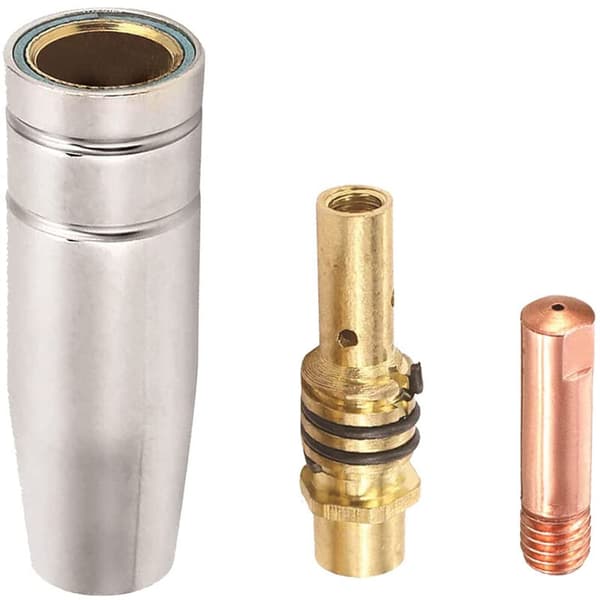 Nozzle Holder for Welding, Nozzle Kit for MIG Welding, Consumable Accessories, Fits 15AK 1MM Torch Welding Machine