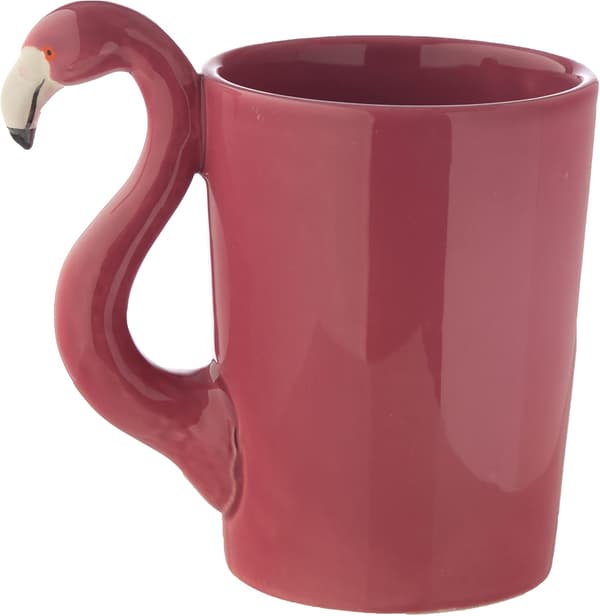Flamingo Keramikformet Hankekrus, Kaffe Varm Drikke, Krus Håndmalet Kop Dyreformet 3D Kaffekop