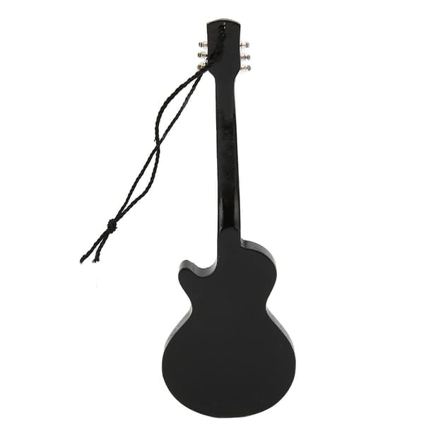 Miniatyr elektrisk gitarrmodell utsøkt tre gitarpynt for musikkfestival bryllupsfestdekorasjon