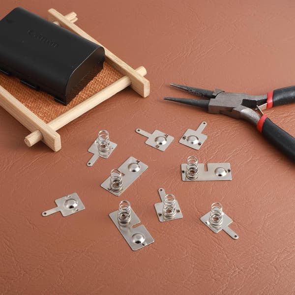 15 par AA batterikontakter pladeterminal fjederkontakt