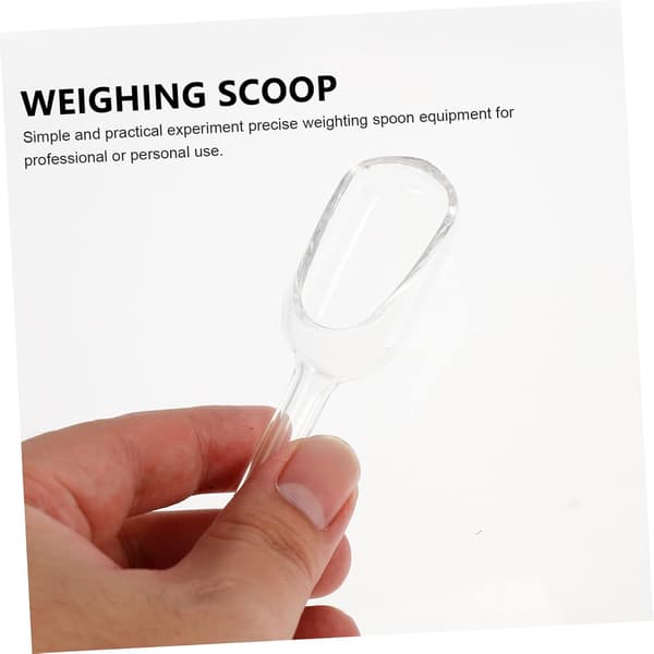 Glass Weighing Scoop, Experiment Spoon, Laboratory Vessel, Versatile Use