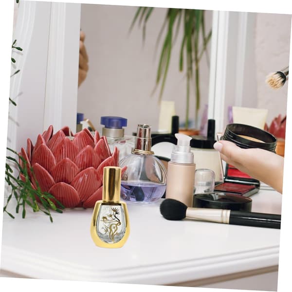 2 Pieces 10ml Glass Perfume Bottles Refillable Portable Spray Bottles for Aromatherapy