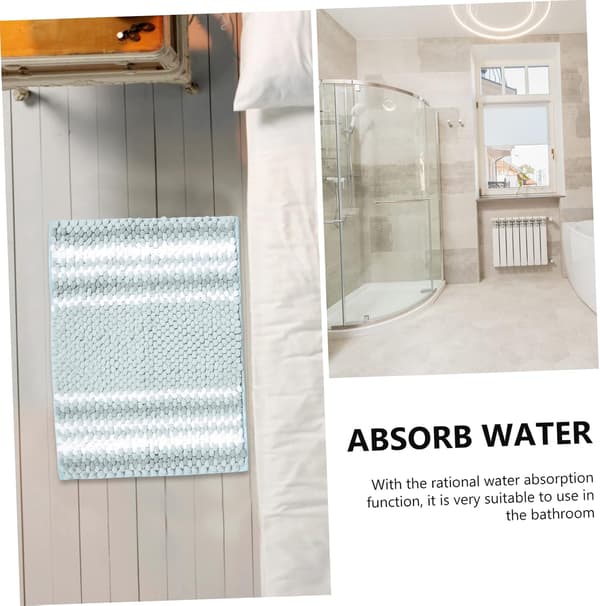 Non-slip Absorbent Foot Pads for Bathroom Kitchen Floor Mat Washable Floor Mat