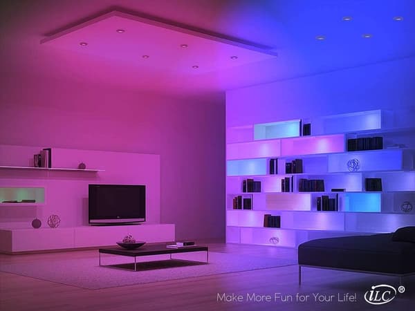 LED Recessed Ceiling Lights, 10W Color Changing RGB, Spotlights Round Panel Downlights Warm White 2700K, 12 Colors 2 Modes Timer with Remote Control