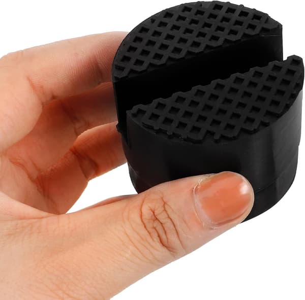 Rubber Jack Pad Pinch Weld Jack Pad with Stabilizer Adapter Suitable for Car and RV Maintenance
