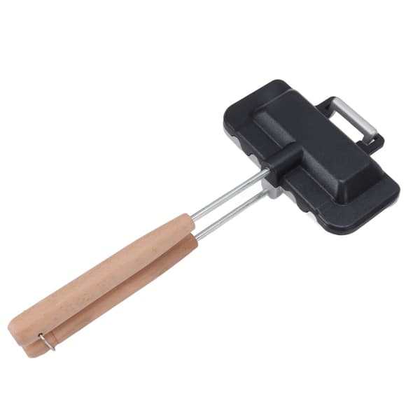 Dobbeltsidet sandwichpande, bageform med forsegling til brød, non-stick, køkkenredskab
