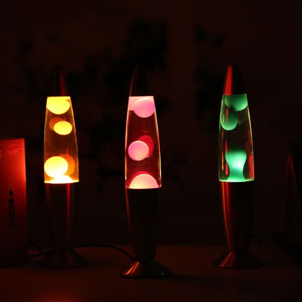 Lavalampe / magma raketlampe, grøn