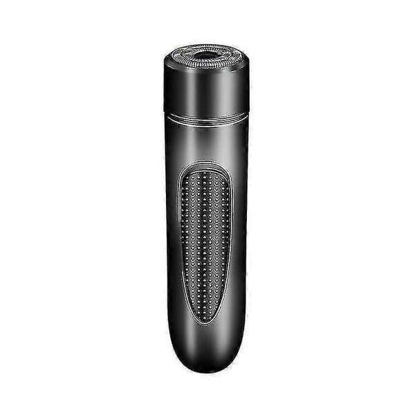 Bærbar barbermaskine USB-barbermaskine genopladelig (sort)