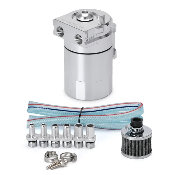 240 ml oljeoppsamlingstank i bafflet aluminium / oljetank med filter Universal TK64