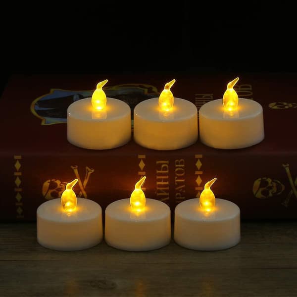 36 stk LED telys CR2032 batteridrevet flammeløst telys, 100+ timer