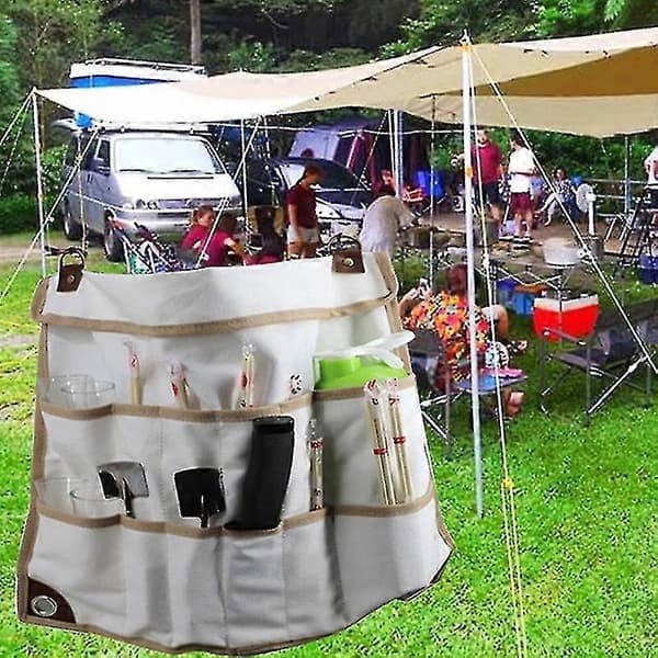 Cutlery Storage Bag Dustproof Portable Lightweight Kitchen Utensil Hanging Pouch Flatware Organizer for Home