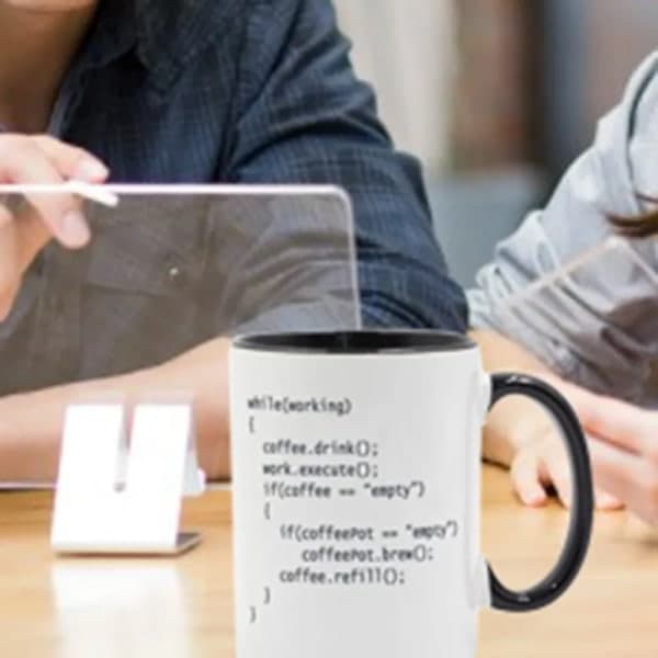 Coffee++ Program for programmerere Kaffekrus Keramisk kopp Fargehåndtak Farge Jul Nyttår Gavekrus
