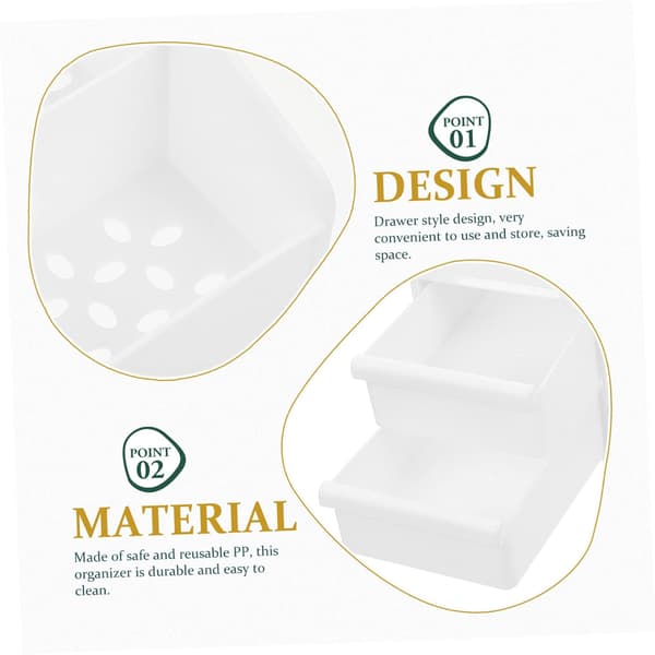 Makeup Vanity Organizer for Makeup Storage Desk Cosmetic Holder Drawer Style Cosmetic Organizer Divider