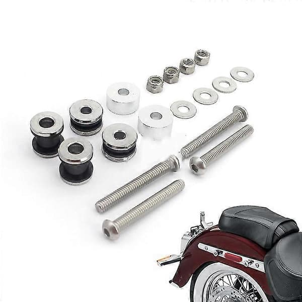 Motorcykel Sissy Bar Bagagebærer Docking Hardware Kit til 1984-2017 Softail Low FLSTC FXST(F1020)