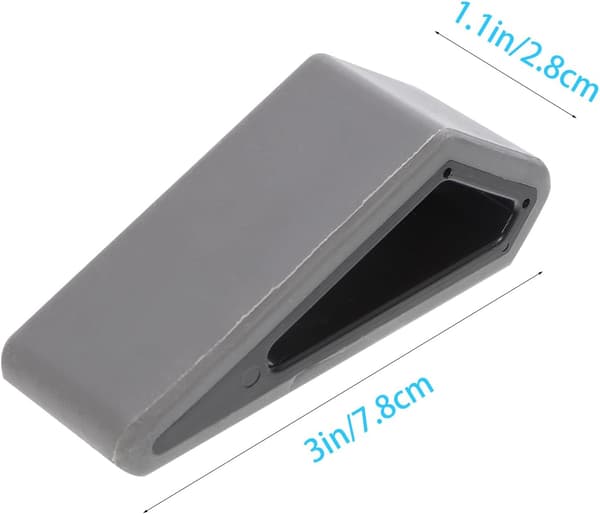 Bærbar stativ, skrå kileholder, mini-notebook, tastatur, hævede fødder, bærbart ventileret stativ til kontor, hjem, 2 stk.