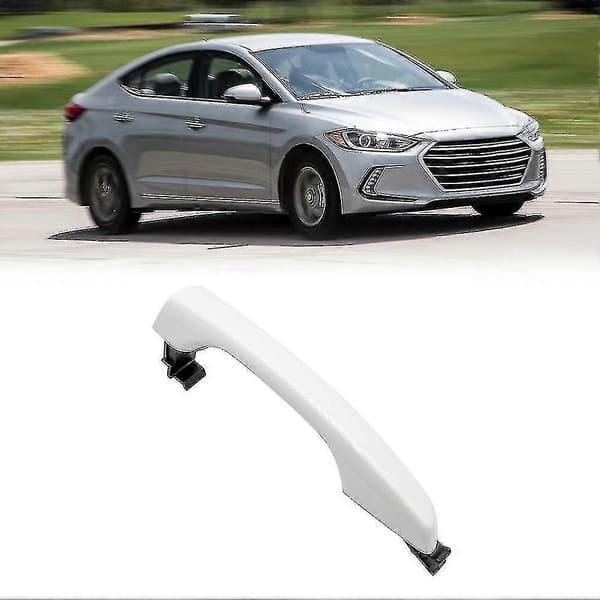 Car Front Right Outer Door Handle White 82661-f2010 Fits For 2017 2018 2019 2020