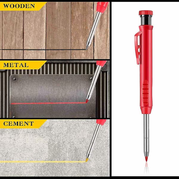 Thick, Extendable Construction Pencil, Carpenter's Pencil, Mechanical Pencil