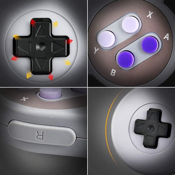 SNES USB-controller 2-pak Trådbundet Retro SNES Gamepad-controller til Super Nintendo_xx