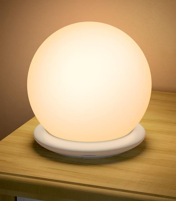 Rechargeable Night Light for Children, Baby Night Light with 1-hour Timer - Dimmable - Touch Control - 8 Light Changes - USB Rechargeable