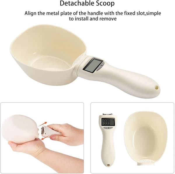®RisingFF Digital matvåg, 800g/0,1g noggrannhet, med LCD-display