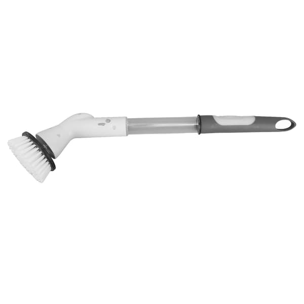Electric Cleaning Brush with Long Handle, Automatic Rotating Scrubber for Shower, Bathtub, Tile Floor