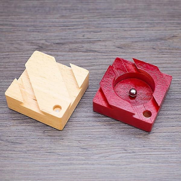 3D Brain Teaser Toy, Surprising Magic Wooden Box Gift Secret Box for Party Gift