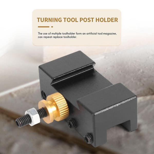 3-pack Mini Lathe Quick Change Tool Holder Kit (1/4-1/2 inch)