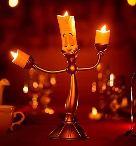 Skjønnheten og udyret Lumiere-lampe