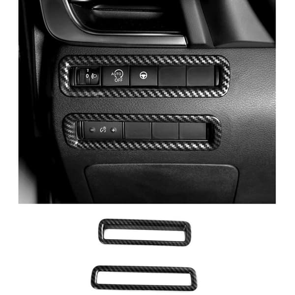 For Rogue X Trail T33 2021+ Car Center Console Headlight Button Cover Trim Decor Frame Accessories